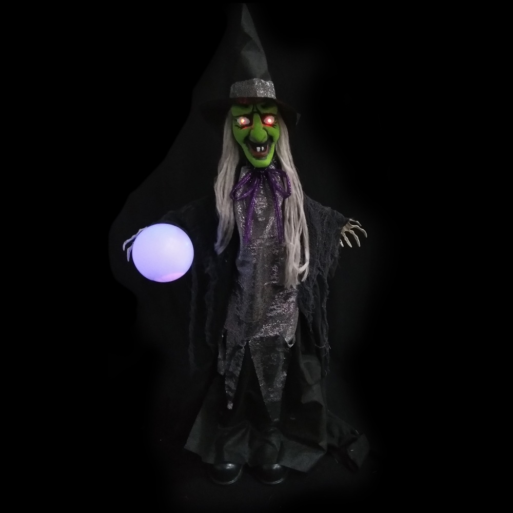 Animated Halloween Wicked Witch - 90cm