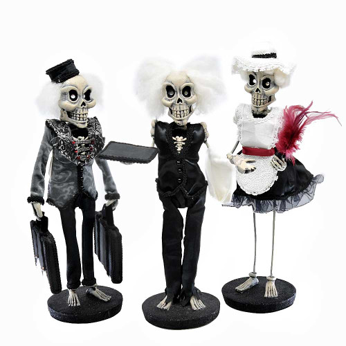 Dead and Breakfast Skeleton Crew by Katherine's Collection 33cm