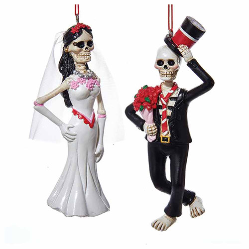 Kurt Adler Day of the Dead Ornaments 12cm (2 Designs)